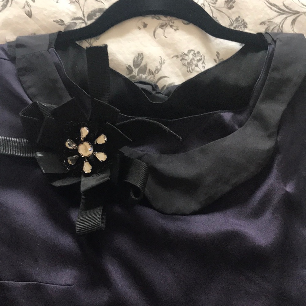 Alberta Ferretti silk embellished sleeveless top